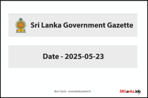 Government Gazette – 23 May 2025 | Latest Official Announcements & Notices