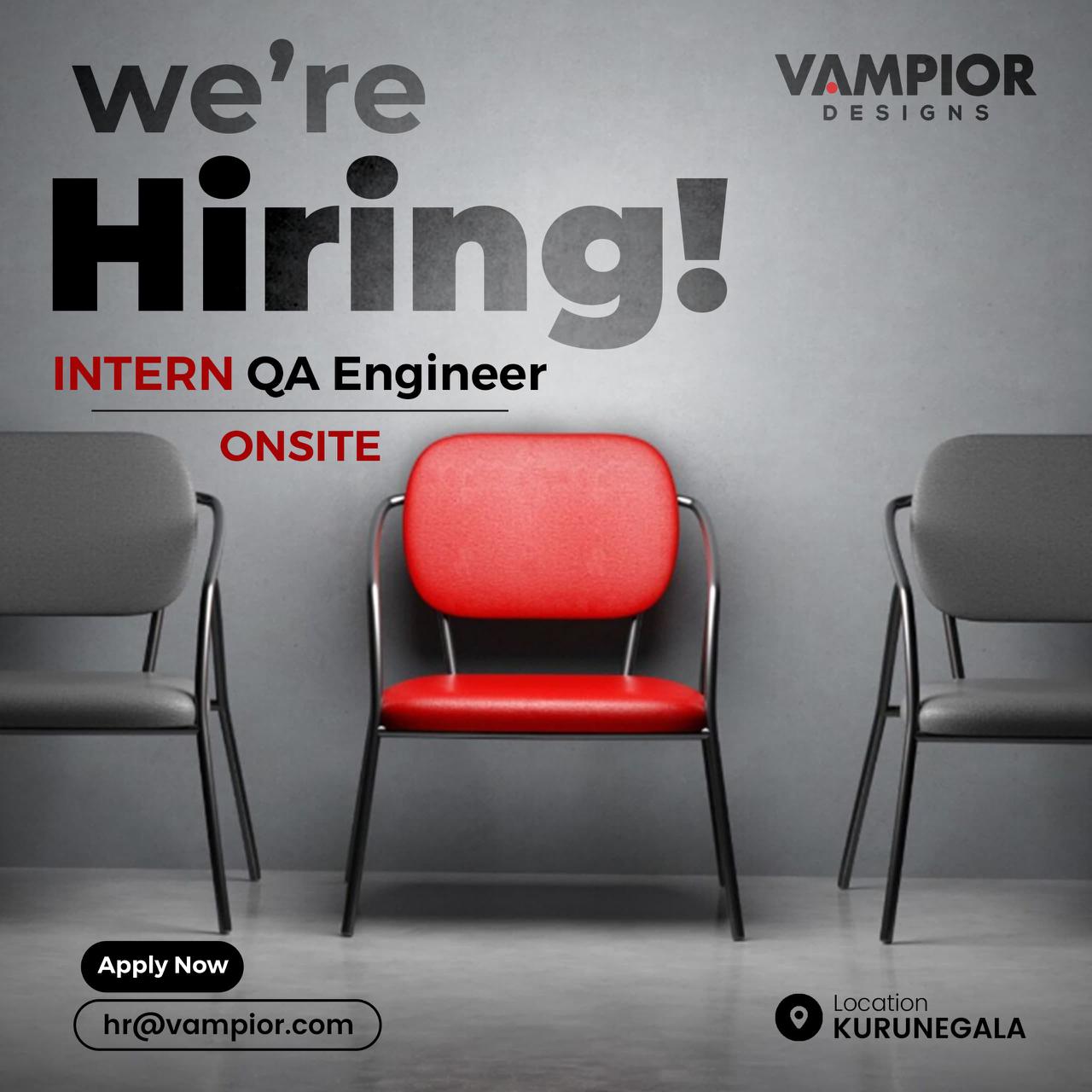 We’re Hiring – QA Engineer Intern