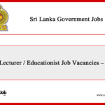 NIE Lecturer / Educationist Job Vacancies – 2026