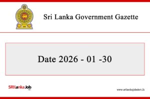 Government Gazette – 30 January 2026 | Latest Official Announcements & Notices